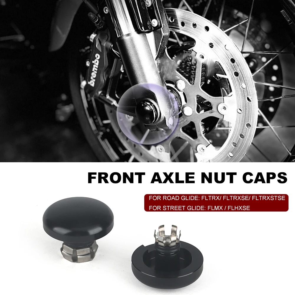 

НОВЫЕ аксессуары, крышка гайки модификации передней оси для Road Glide Street Glide FLHX FLTRX CVO 2023-2024