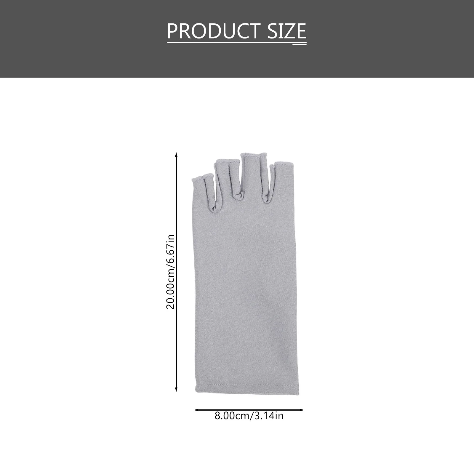 Outdoor Sun Protection Gloves Fingerless UV for Women Hand Nails Fishing Driving Thin Section