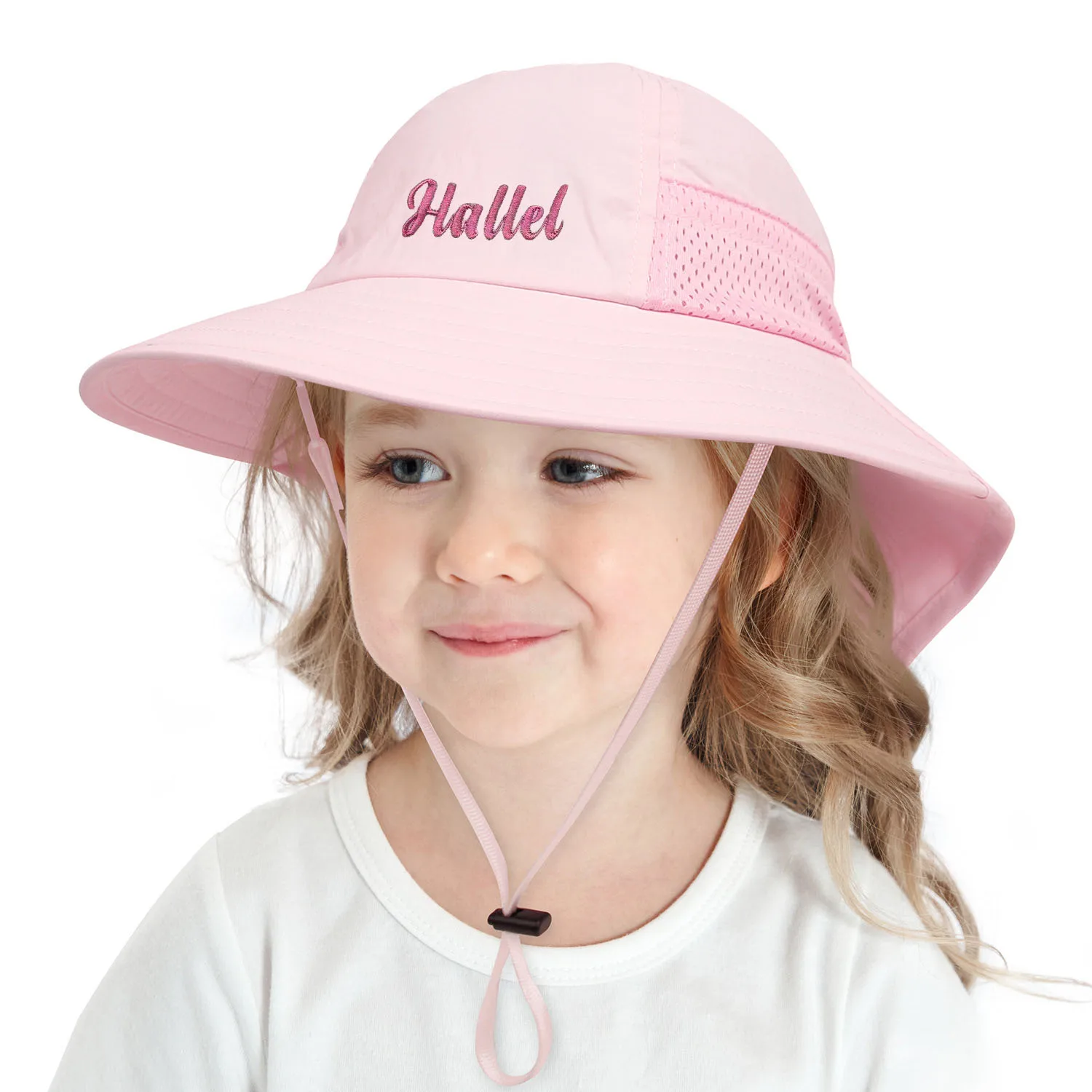 Verstellbare Fischermütze für Kinder, personalisierbar, für Frühling und Sommer, Baby, Sonnenschutz, Halsabdeckung, Mütze für Jungen und Mädchen, 2–6 Jahre, Strandkleidung – Detail 14