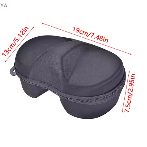 [YA]Diving Glasses Storage Box Scuba Snorkeling Set Multifunction Face Cover Snorkel Zipper Case for Underwater Swimming