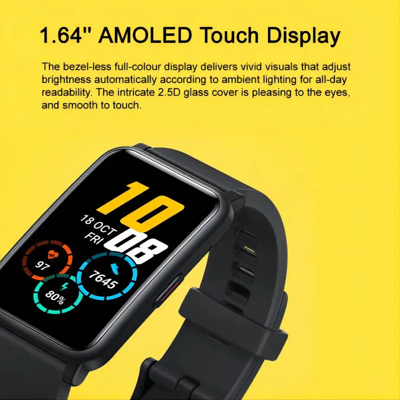 New Original Chinese Version HONOR Watch ES Smart Watch 1.64\'\' 5ATM NFC Health Monitor Fitness Sport Smart Watch For Men Women