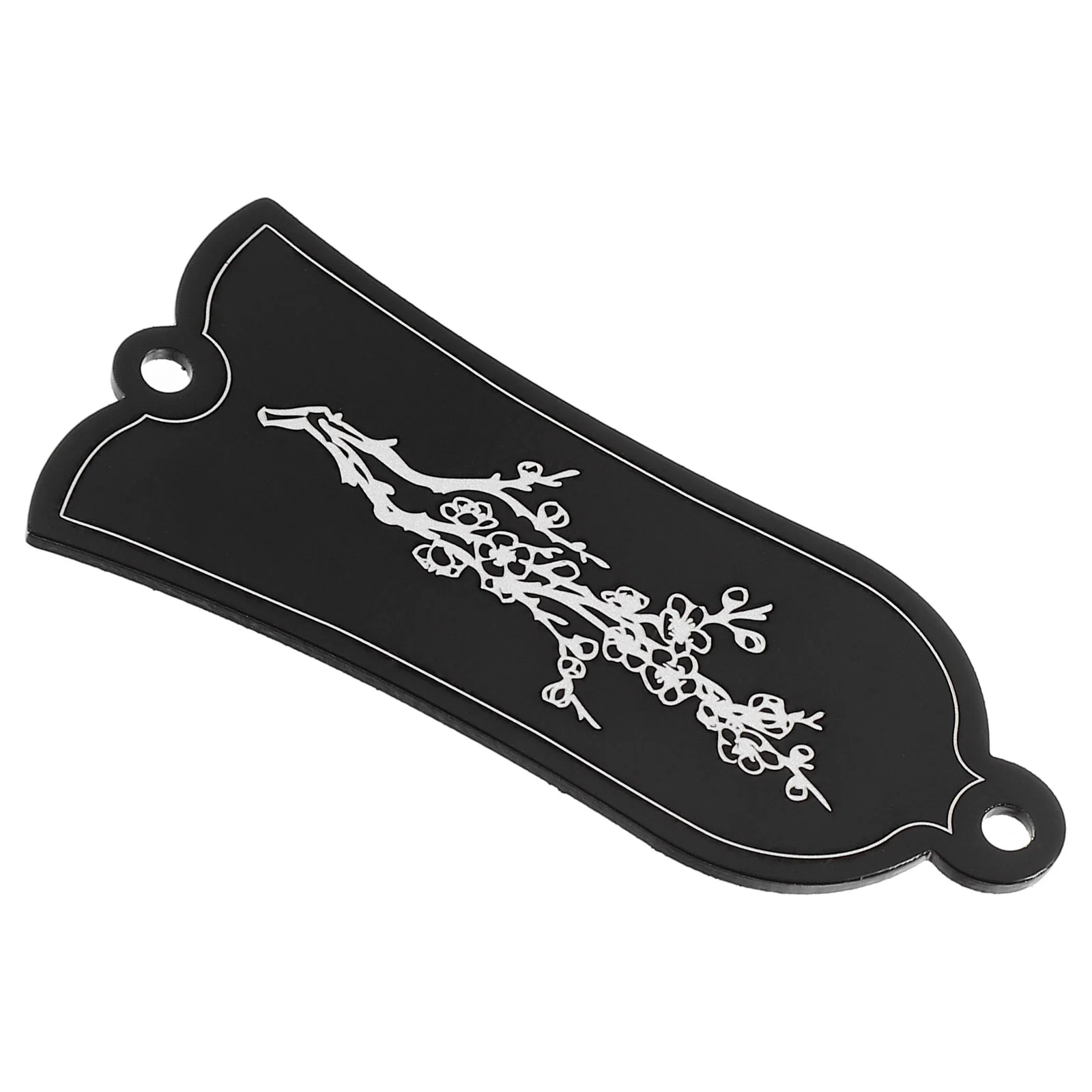 

GR32 Truss Rod Shape Case For Electric Guitar (Black) truss rod cover guitar truss rod cover abalone truss rod cover