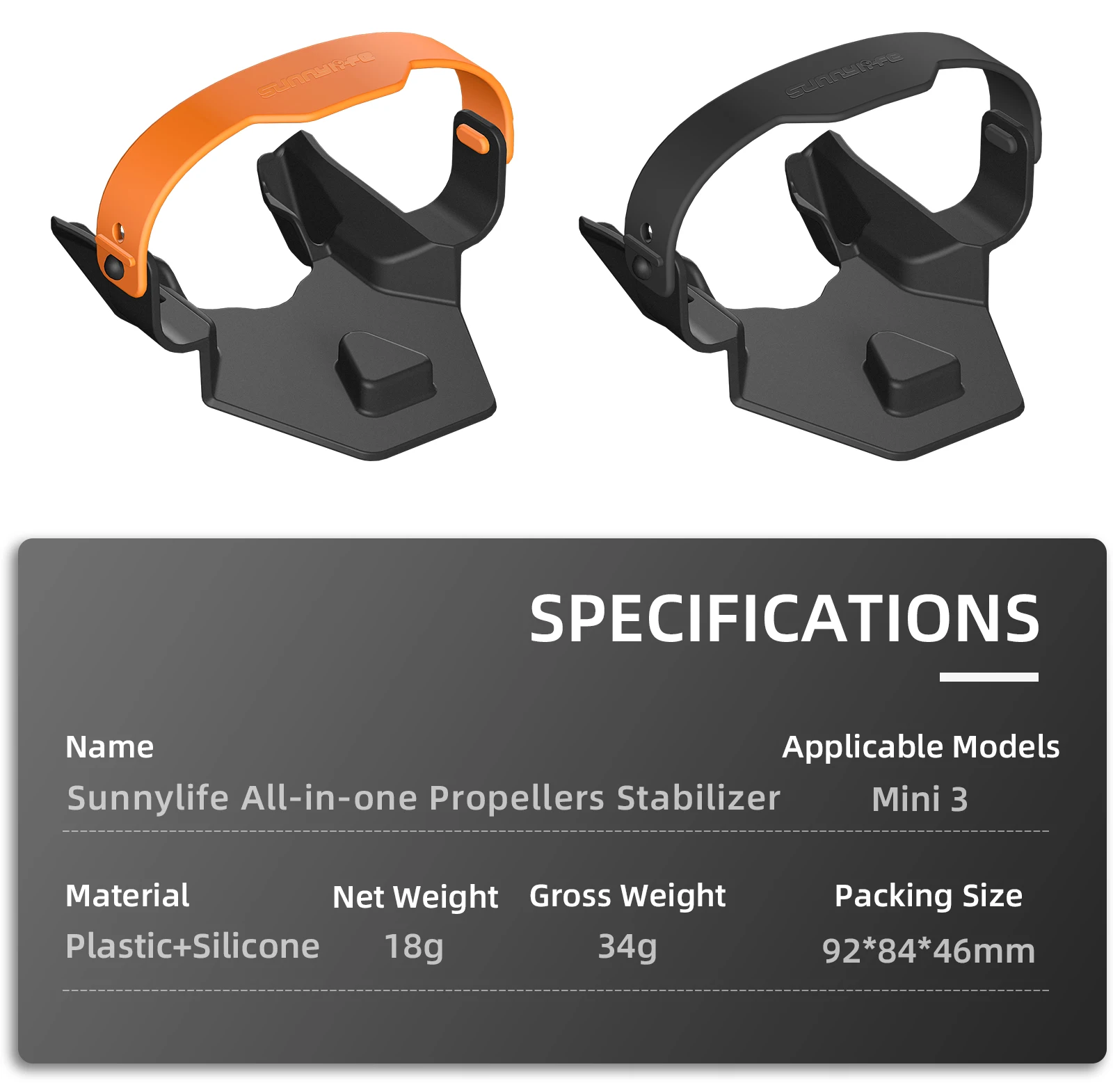 Propeller Holder For DJI Mini 3 Wings Fixed Stabilizers Protective Prop Blades Strap for DJI Mini 3 Drone Accessories