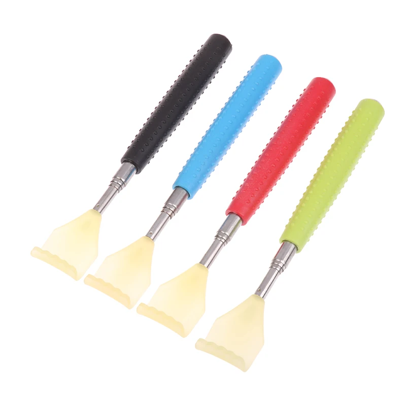 

Скребок для спины, слепающий зуд, скребок для тела со стальным шариком, подарок, портативный скребок для спины, телескопический массажер для царапин