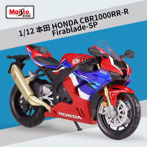 Maisto 1:12 Honda Cbr1000rr-r Cbr1000rr Cbr 1000 Fireblade Sp Race Car Simulation Alloy Motorcycle Model With Base Toys And
