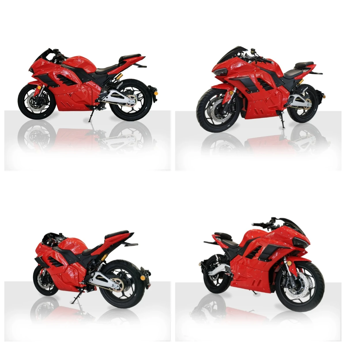 

Электрический мотоцикл XDS Luyuan: всепогодный электроскутер Cafe Racer 72В