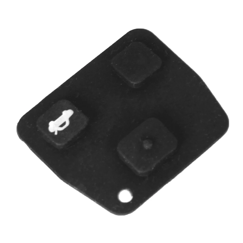 KEYYOU-mando a distancia para coche, reemplazo de llave de coche, almohadilla de goma de silicona, 3 botones, para Toyota Avensis, Corolla, Camry,