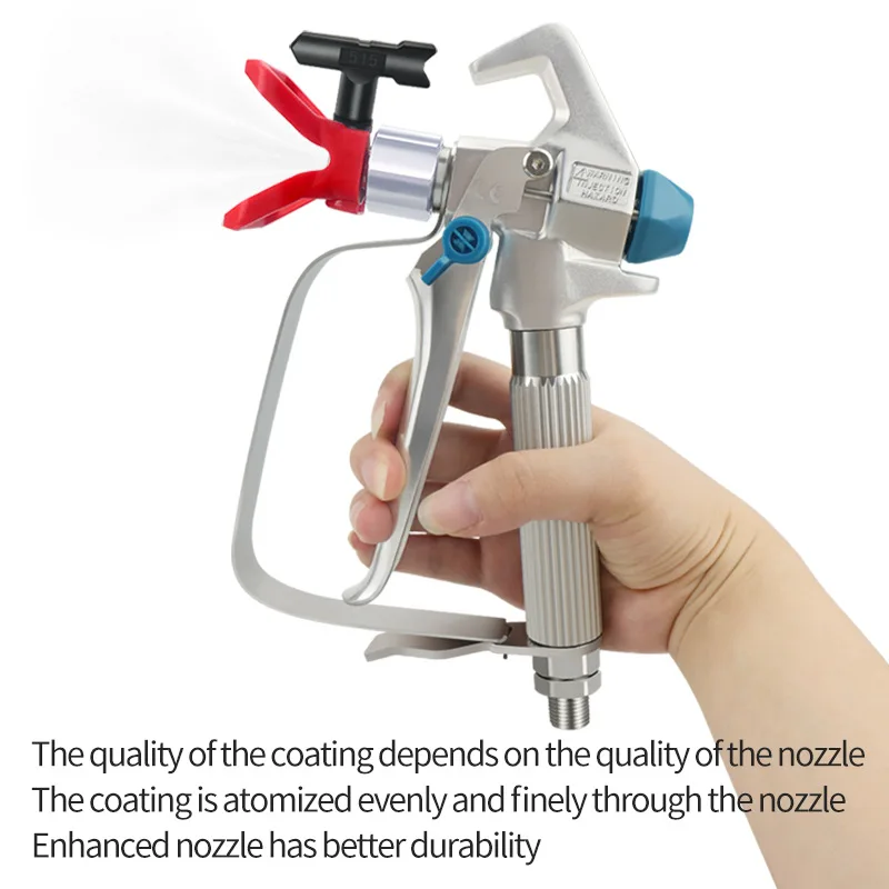 8-Piece Reversible Airless Paint Sprayer Tips Set Metal with Stainless Steel Finish