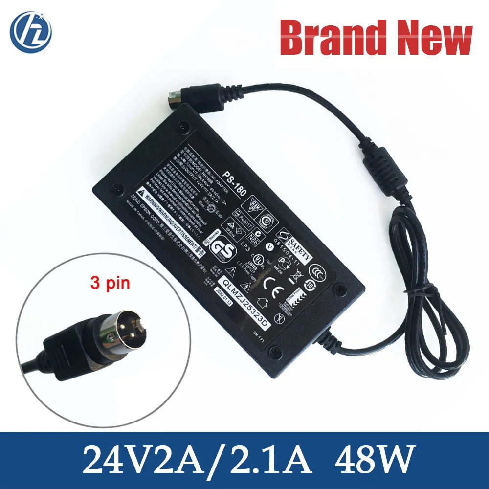 24v 2A/2.1A acアダプタ充電器エプソンTM-T88 TM-T88IV TM-T88III TM