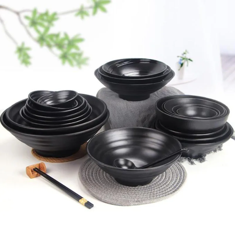 Tableware Restaurant Special Melamine Noodles Soup Rice Ramen Bowl