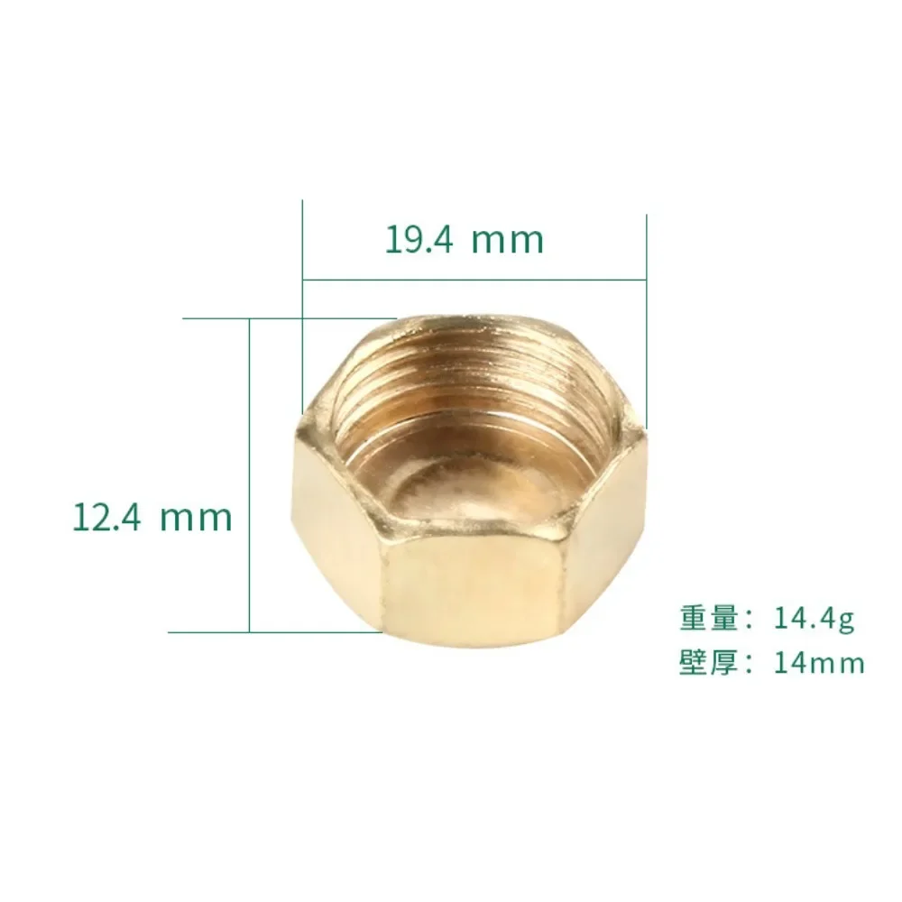 Produk Baru 19.9MM 24.4MM 31.2MMStainless Steel Internal Threaded End Plug, G1/2, G3/4, G1 BSP Threaded Pipe Fitting Plumbing F