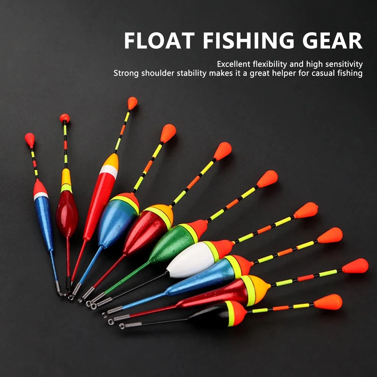 Newly Mix Size Foams Fishing Float Bright Colors with Good Durability Fishing Bobber for Freshwater Saltwater Fishing