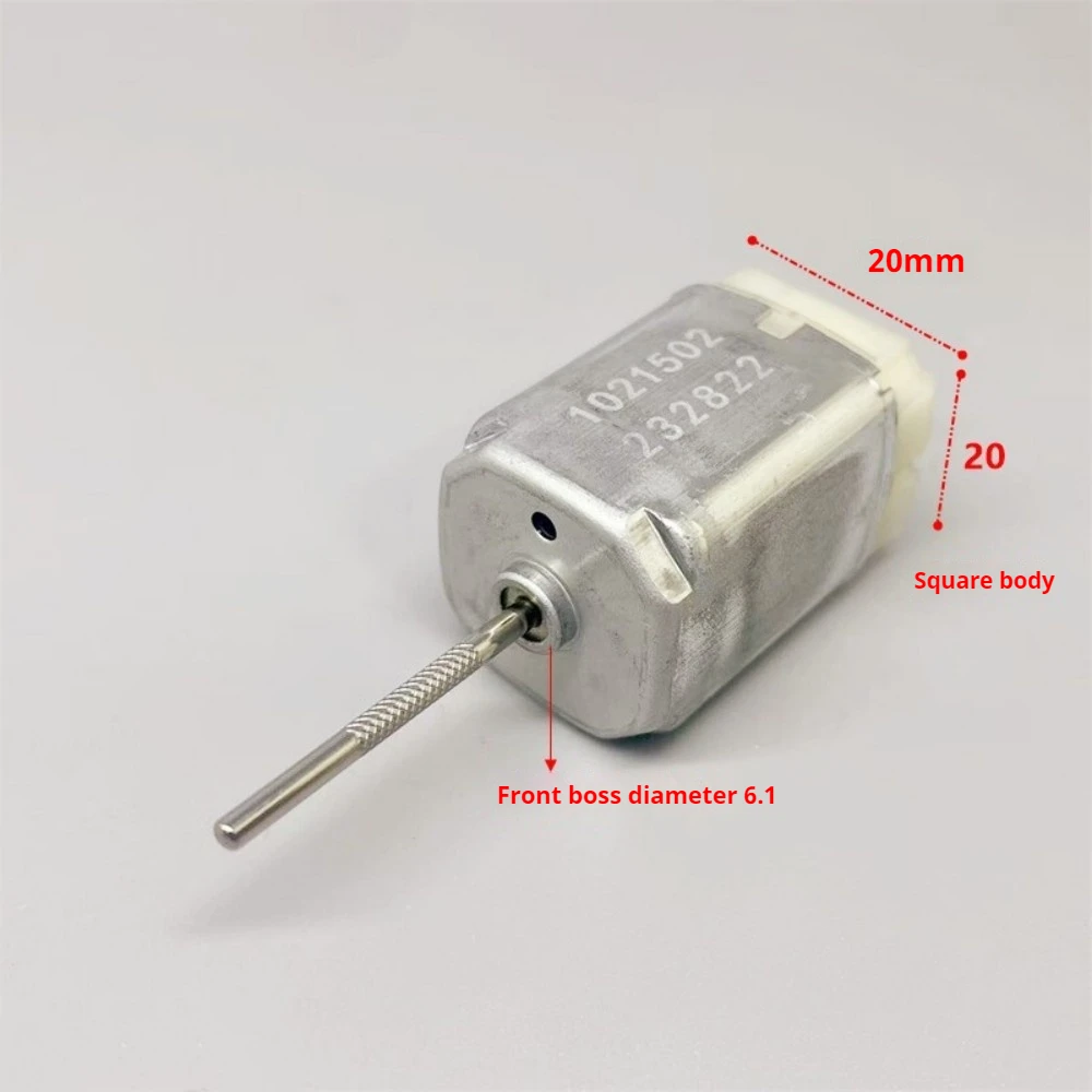 12V DC Motor for Hidden Door Handle 9450RPM Low Current Automotive Motor 2mm Shaft for Car Exterior Door System Replacement