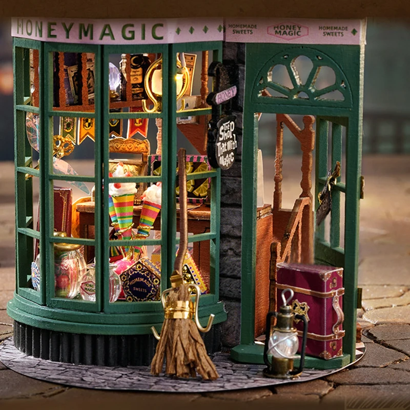 Wooden Mini DIY Doll House Kit For Making And Assembling Room Models Toys Home And Bedroom Decorations With Furniture Dollhouse