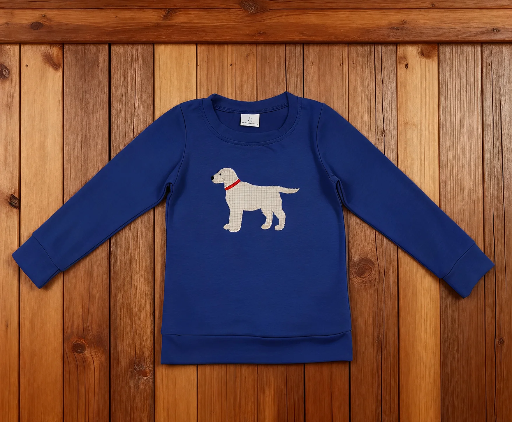 

Z1001-25 BT1333 Kids Clothing Long Sleeve Embroidery Print Shirt Baby Boys Top