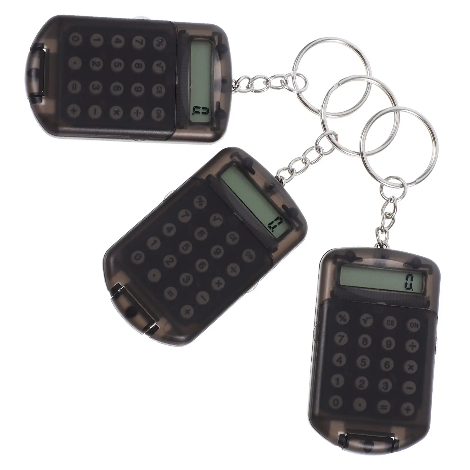 

3Pcs Mini Calculator Keychain Portable Pocket Electronic Calculator Portable for Students and Office Workers Ideal for Various U