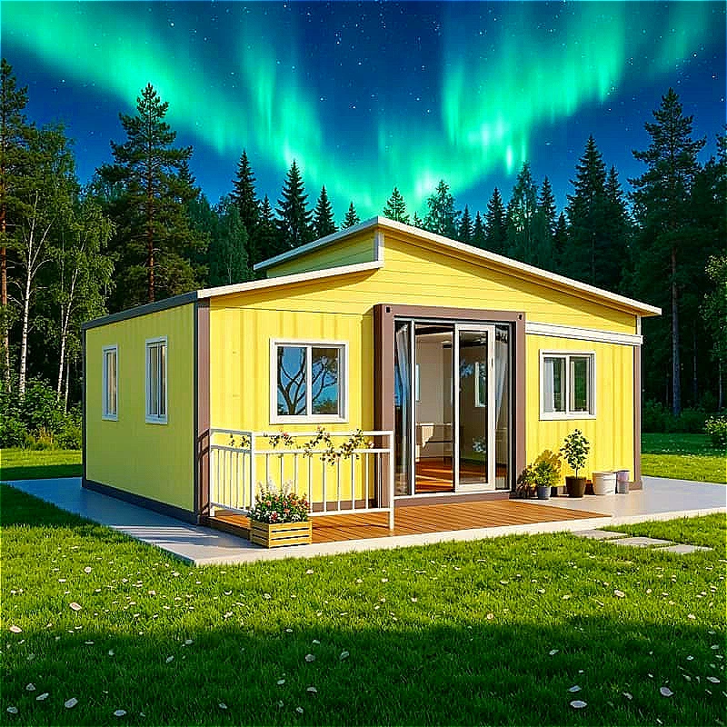Customized  Modular Folding House Expandable Fold Up Structure Eco Friendly Waterproof Portable Home Farm Villa Holiday Hot Sale