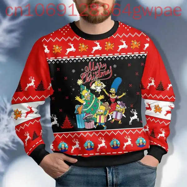 Futurama Ugly Sweater Philip J Fry Christmas Here To Another Lousy Year Family Xmas Men and Women Sweater Funny Gift