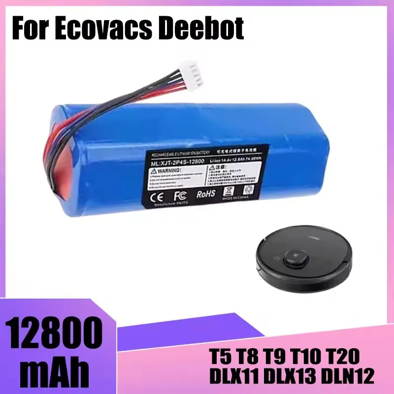 NEW 14.4V Replacement Battery For ECOVACS Deebot Ozmo 950 T8 T8+ T5Max Power Hero T10 T9 X1 DX65 DX96 DX93 Robot Vacuum Cleaner