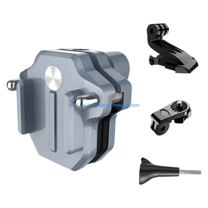 

U2JE Universal Motorcycle Windshield Mount Adjustable Metal Brackets for Riding Use