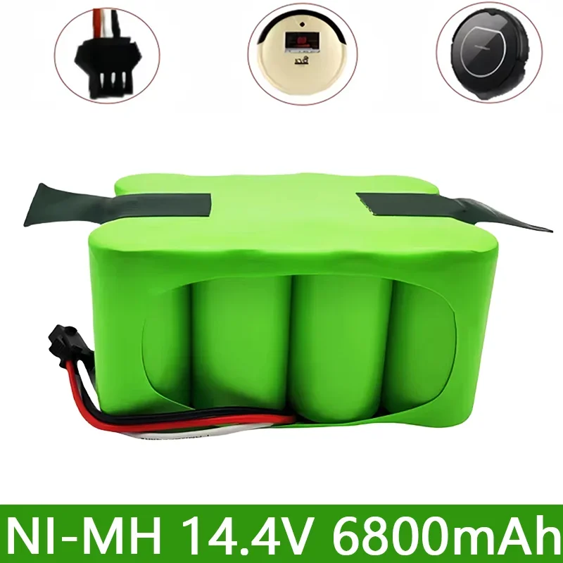 SC14.4V 6800mAh Rechargeable NI-MH Battery Suitable for vacuum Cleaner KV8 XR210B XR510C and other Batteries