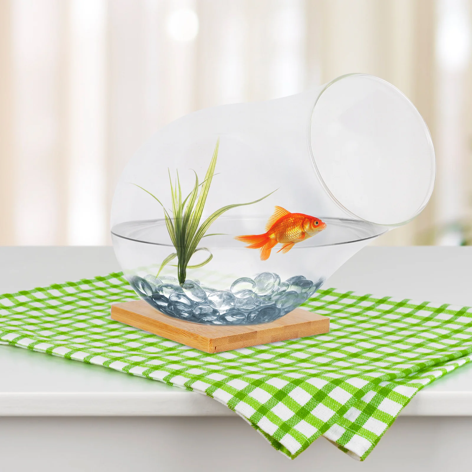 

1Set Glass Terrarium Glass Container Decorative Succulent Planter for Desk Decor and Wedding Centerpiece Moss Bottle