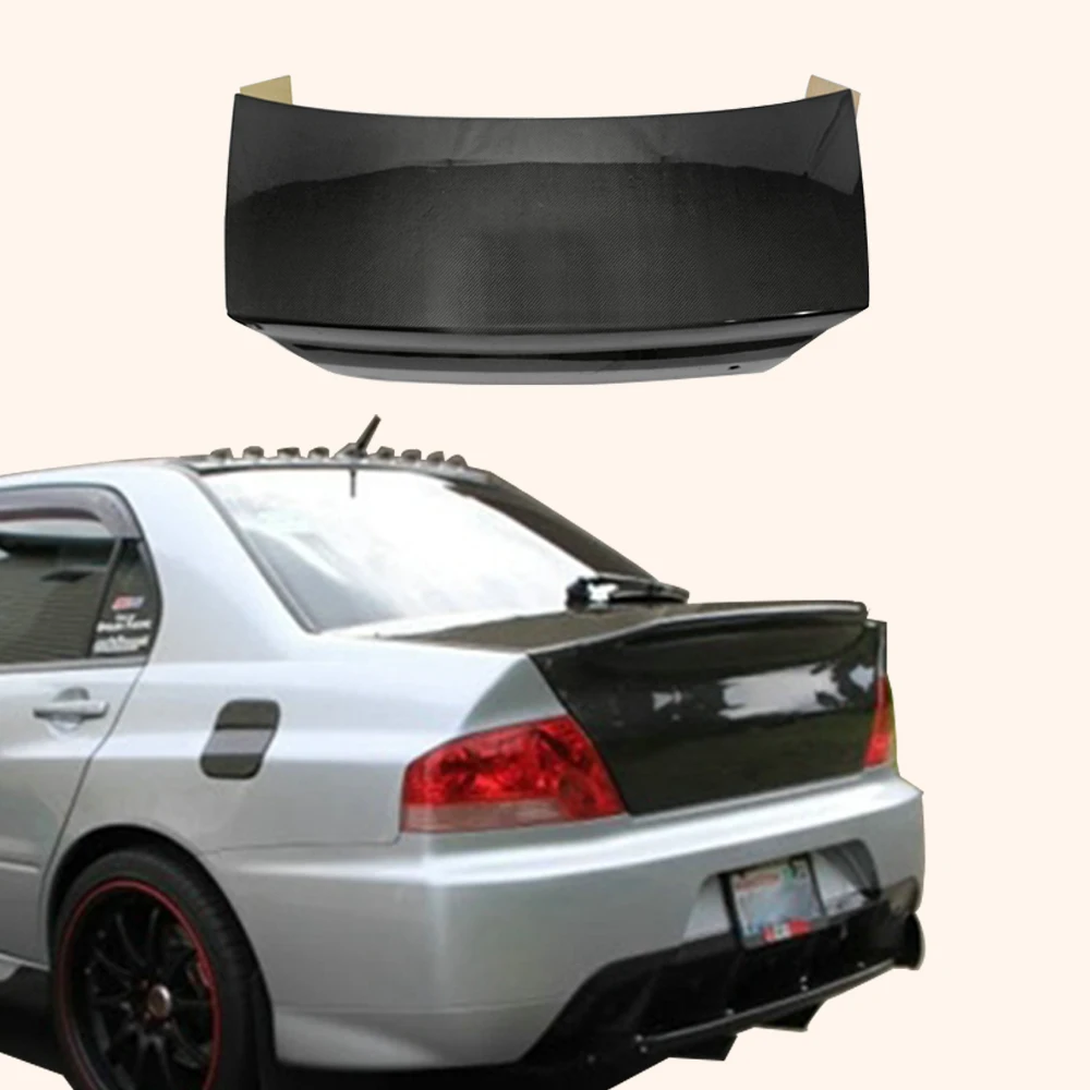 

Совершенно новый для Mitsubishi Lancer Evolution EVO 7 8 9 01-07 седан из углеродного волокна OE задний багажник