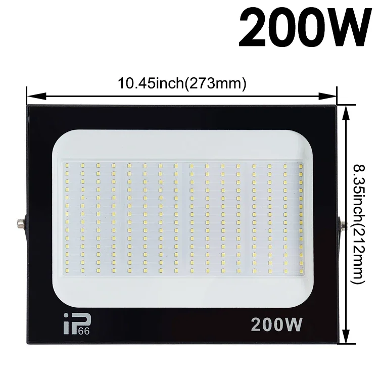 LED-schijnwerper Spotlight 100W 150W 200W Buitenverlichting 6500K Waterdicht Garage Gym Straatpoort Wandlampen Schijnwerpers AC220V