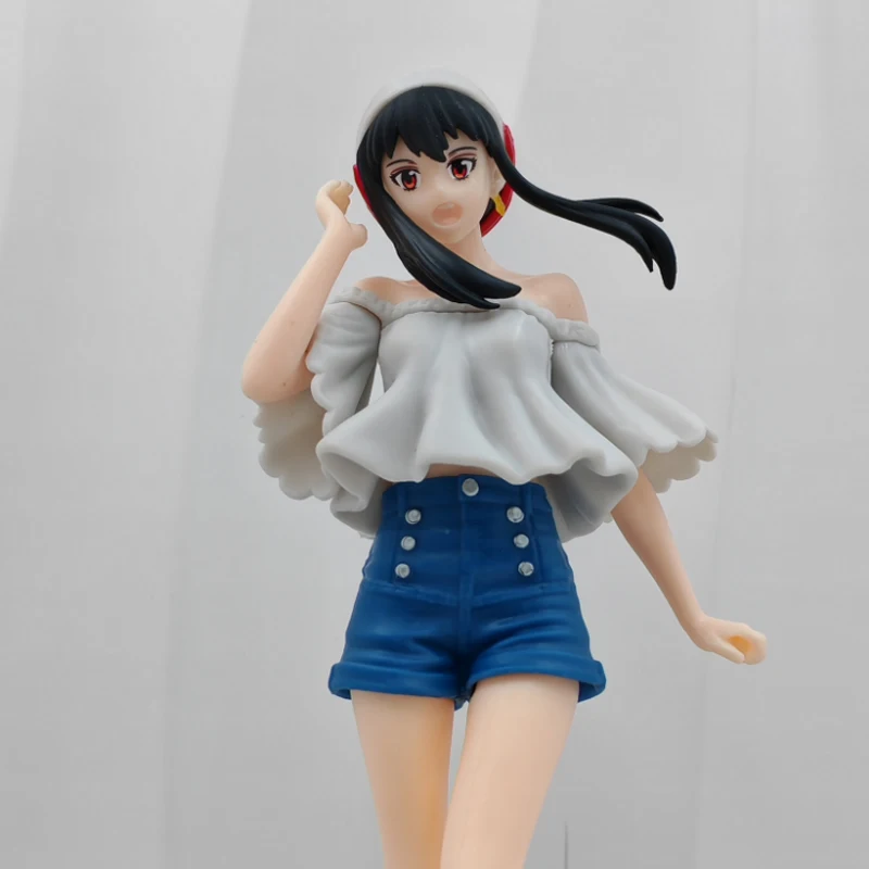 20 سنتيمتر تجسس × عائلة يور مزور أنيمي فتاة الشكل تجسس الأسرة أنيا مزور عمل الشكل يور مزور Sandbeach تمثال نموذج ألعاب الدمى