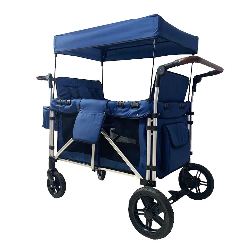 Creative Lightweight Outdoor Garden Picnic Portable Folding Beach Wagon Oem Odm Camping Trolley Camping Carts With Wheels