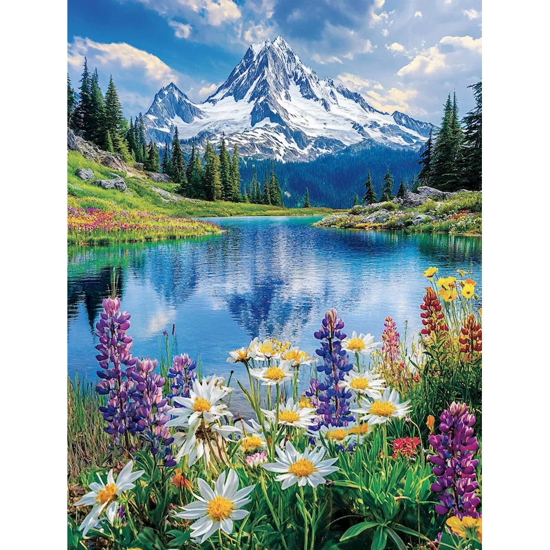 جاتيزتوري دهان داي بالأرقام للبالغين أطقم بحيرة المشهد قماش اللوحة التلوين بواسطة أرقام لتقوم بها بنفسك هدية ديكور المنزل