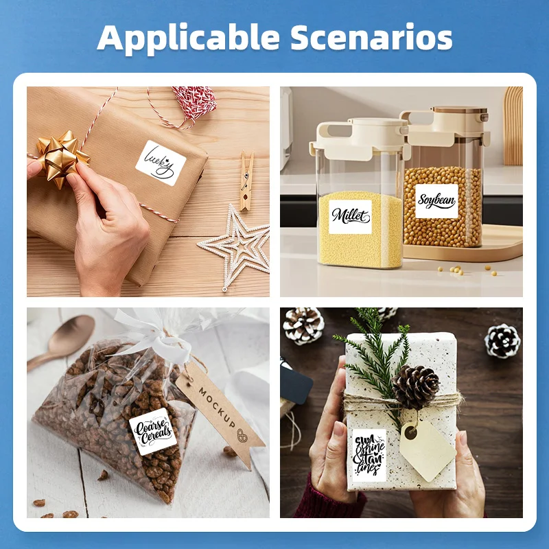 Self-adhesive Blank Thermal Labels Direct Print Supermarket Price Blank Barcode Label Direct Print Waterproof Printing Paper