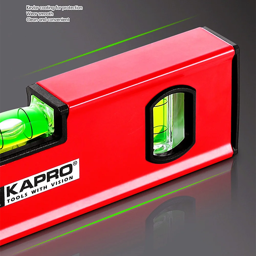 Kapro-tragbare magnetische Wasserwaage, Nivellierwerkzeug für den Aluminiumbau, Messwasserwaage, 10 cm, 15 cm, 20 cm – Detail 5