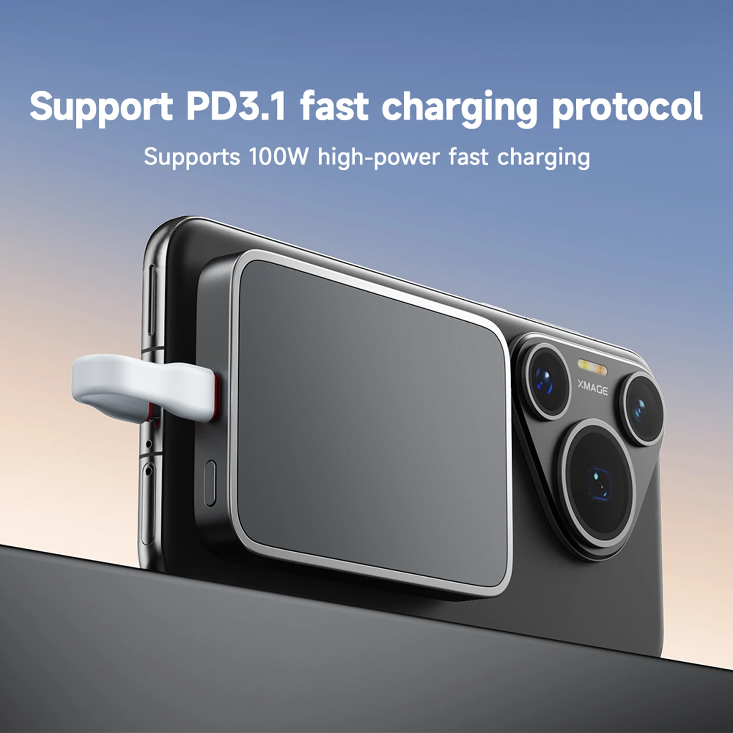 Auiu Type-C Data Cable, USB4 Full Function, Short Flat Cable for Fast Charging of Mobile Phones, 40Gbps Data Transmission, PD 24