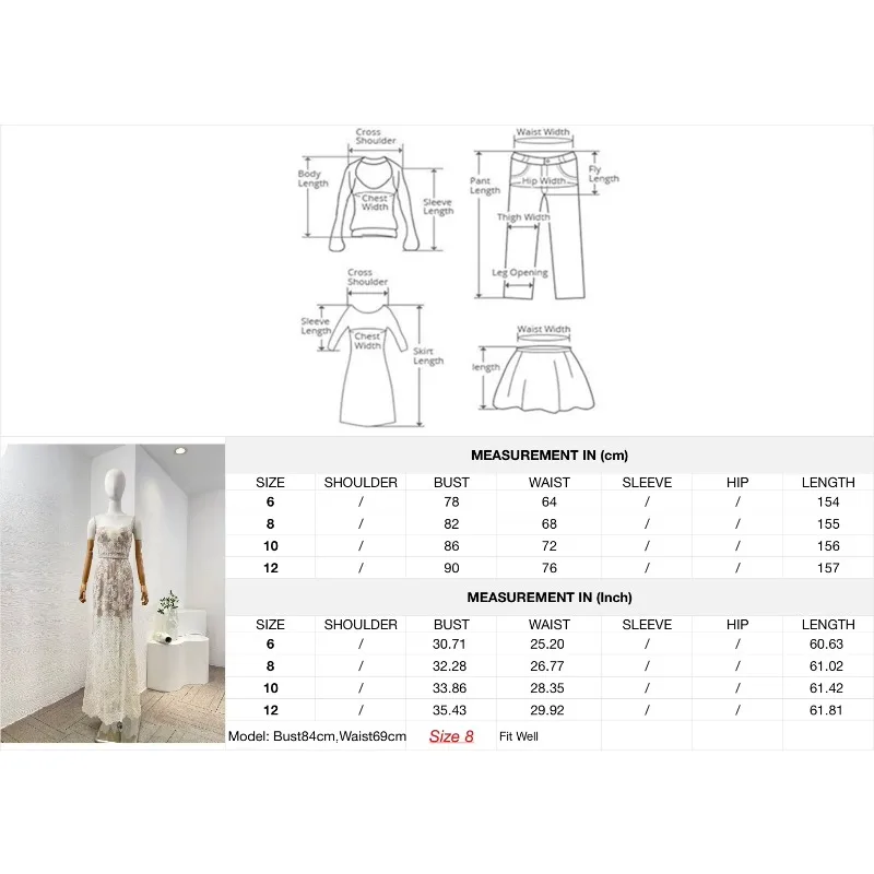 Diamonds Women New Autumn Top Quality 2024 White Lace Patchwork Sleeveless 3D Flower Decoration Lady Camisole Mermaid Maxi Dress image 3
