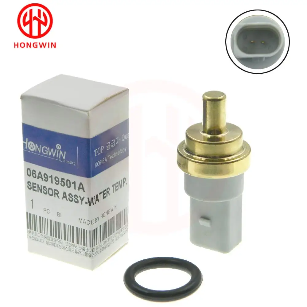 06A919501A Water Temperature Sensor For Skoda Fabia Yeti Audi A3 A4 A5 A6 A8 Q3 Q5 Q7 TT VW Jetta Golf Passat Seat Ibiza Leon