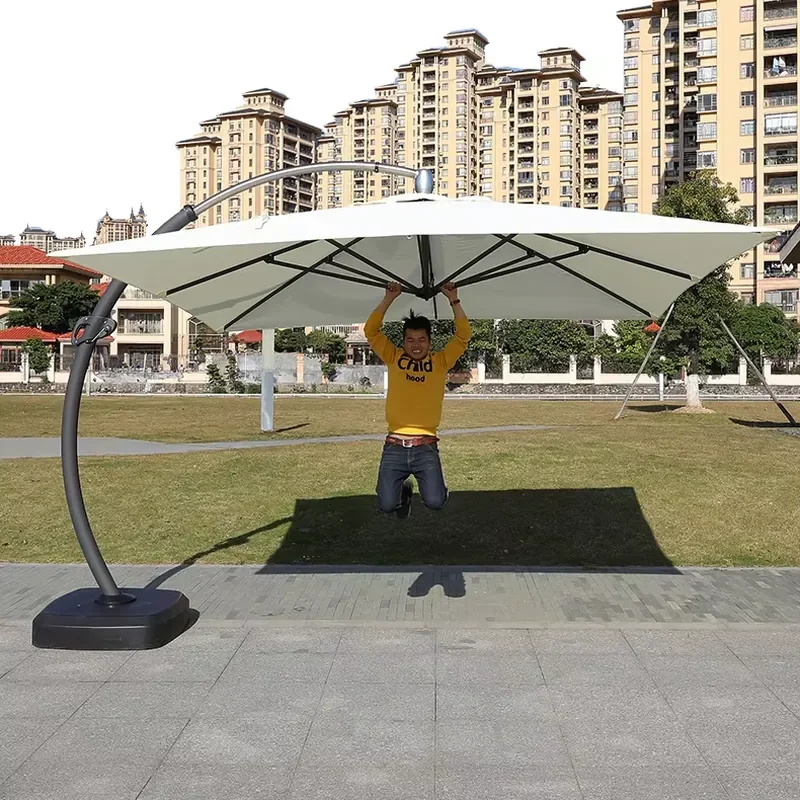 

Best Factory Umbrella Strong Adjustable Bending Pole 12 ft Sun Shade Sails Side Awning Parasol