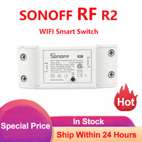 SONOFF RF R2 WiFi Wireless Smart Switch With 433MHz RF Control Smart Voice Timer DIY Switch Via eWelink APP Alexa Google Home