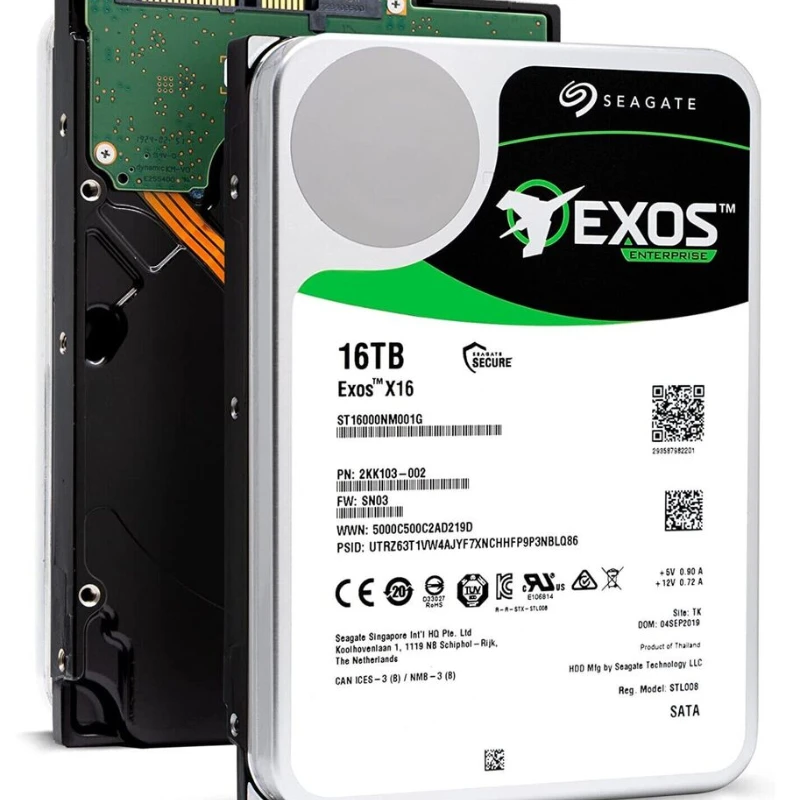 16TB Exos X16 /18 SATA 6Gb/s 7200RPM 3.5