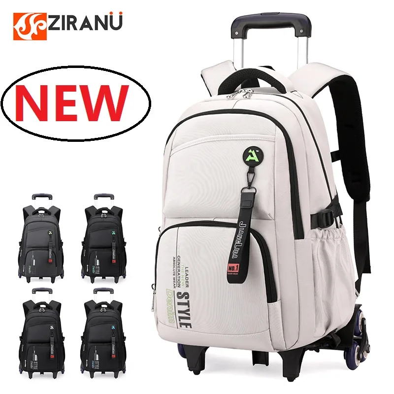 

Rolling Backpack for Boys Mochila Escolar Adolescente Kids Roller Mochilas Escolares De Niño Wheels Bookbag School Bag Children