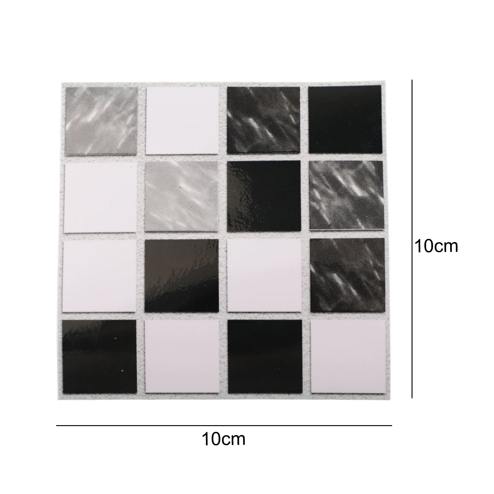 3D Design Tiles Stickers Easily To Use Home Decor 10% Plastic 10*10cm 10pcs Eco Friendly Fashion Style High Quality