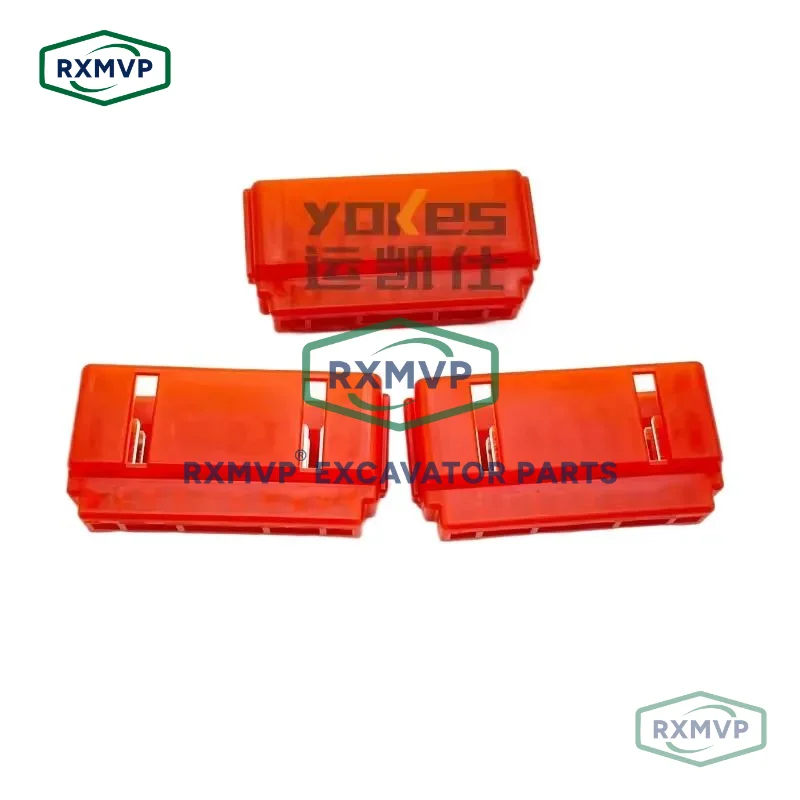 Housing Connectoro electronic connector 6409-0075 Excavator accessories Line hinged cover 20 pole orange universal socket