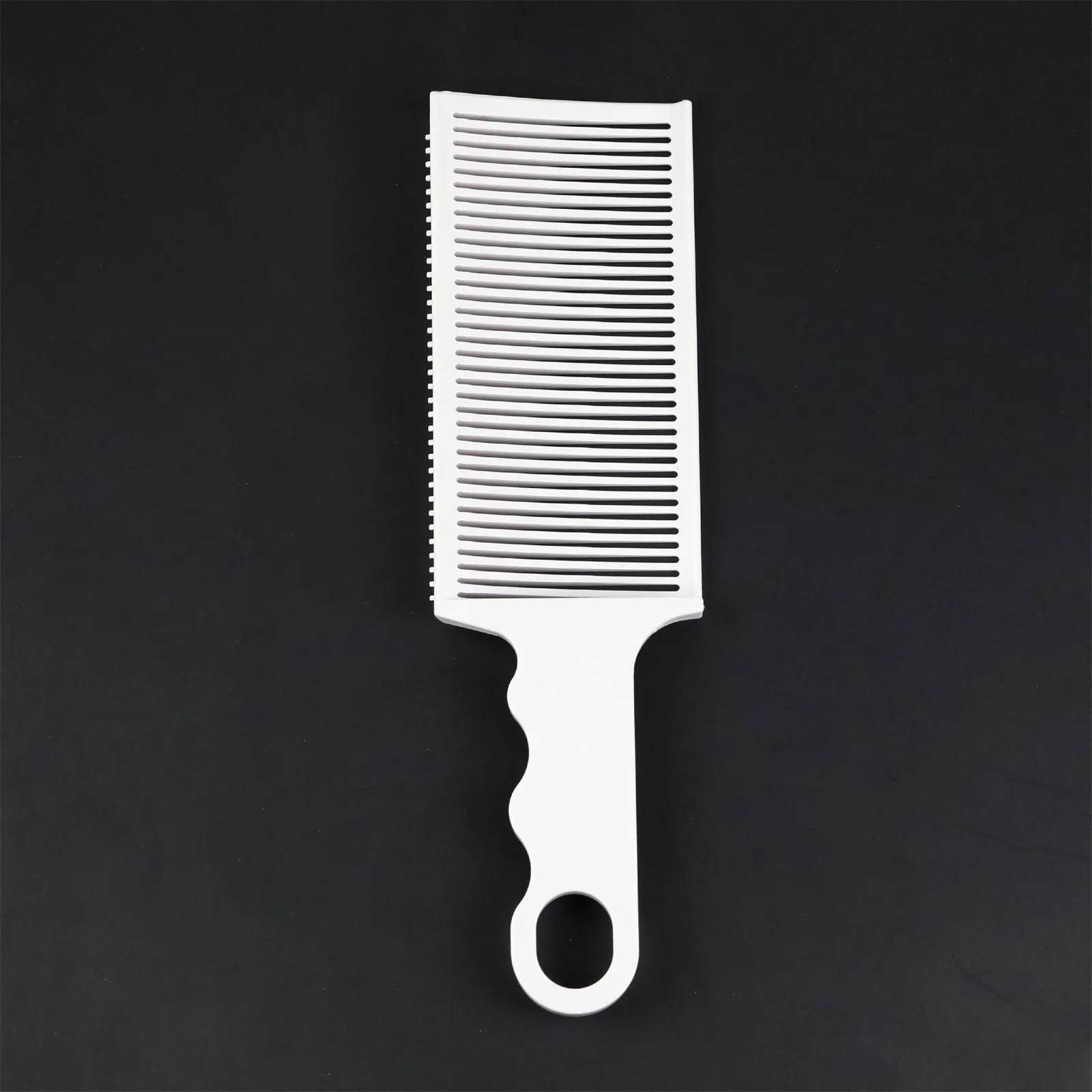 Peine de peluquería curvo, peine superior plano, peine resistente al calor, pieza de peine guía, 1 Uds.