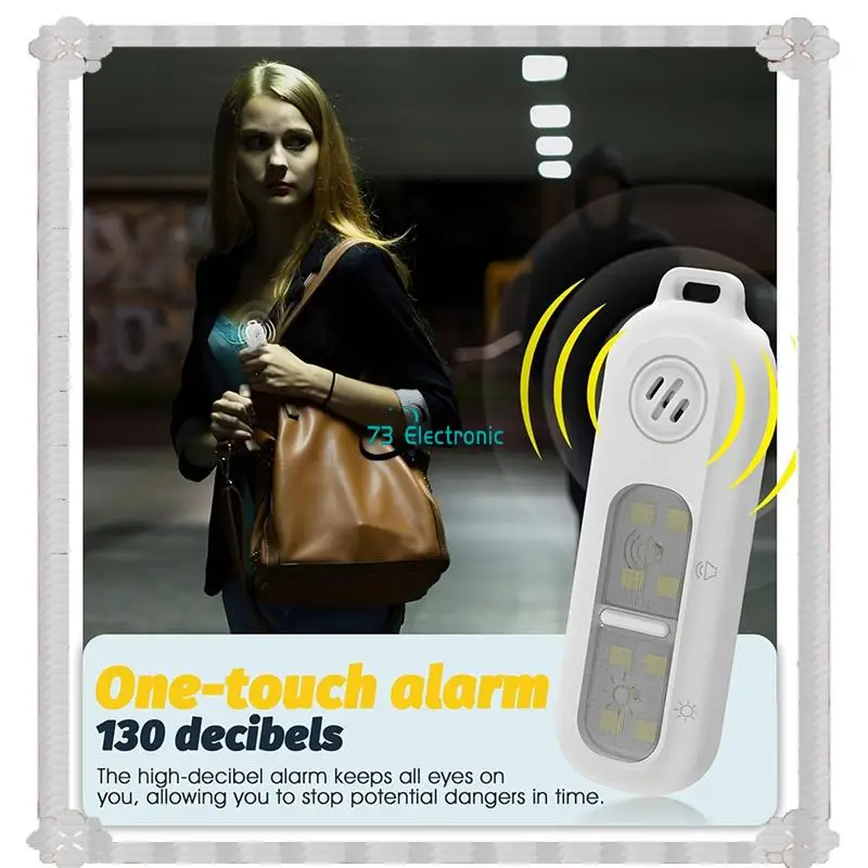 ضوء تحذير للسلامة الشخصية للتسليم لمدة 24 ساعة، ضوء ستروب وامض بثلاثة ألوان مع وظيفة الجري الليلي