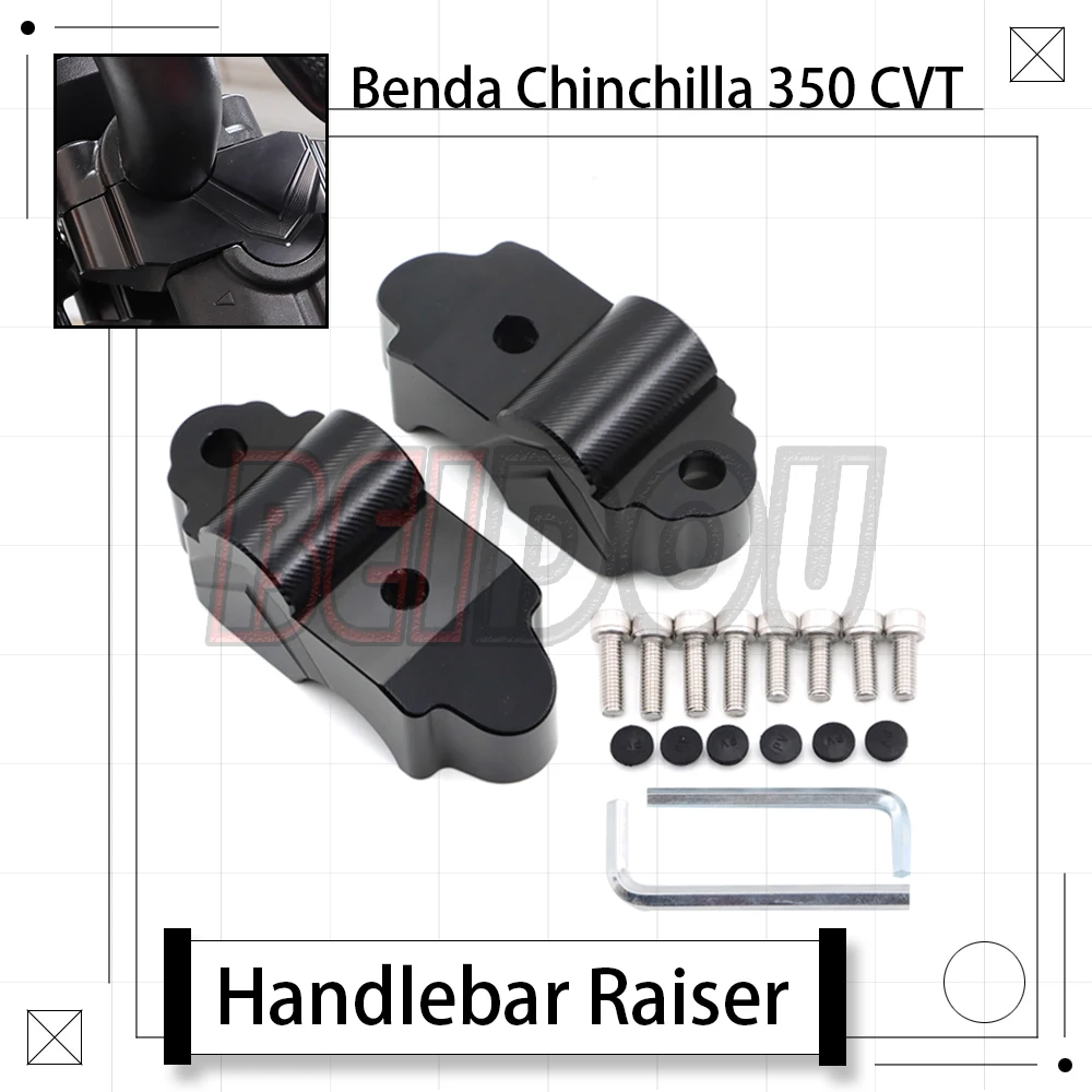 

For Benda Chinchilla 350 CVT BD 350CVT NEO ACE Motorcycle Handlebar Height Increase Handlebar Heightening Rear Seat Block