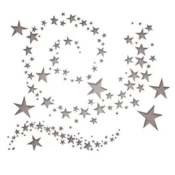 2023 New Little Stars Background Metal Cutting Dies Meteor and Starry Die Cut Scrapbooking For Crafts Card Making No Stamps Sets