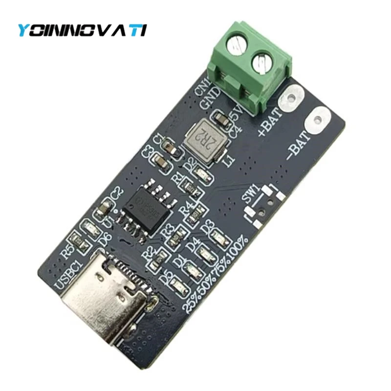 IP5305T IP5306 Li-Ionen-Akku Power-Management-Modul, 1,2A Laden 1A Entladen Integriertes Modul für 1-Zellen-LiPo-Akku