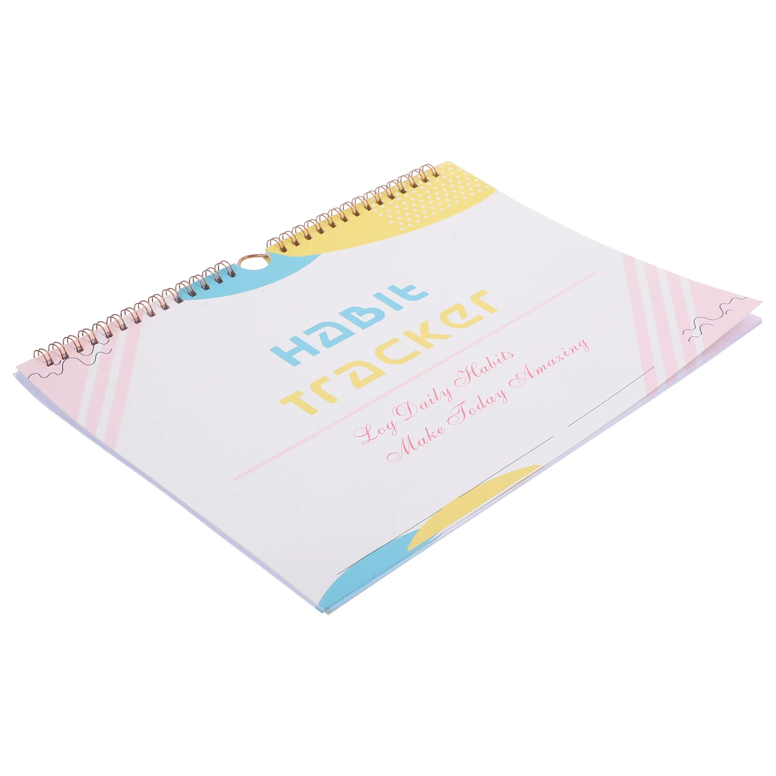 

Habit Tracker Spiral Planner Monthly Journal Undated Lightweight Portable Design Suitable for Students Office Workers Teachers