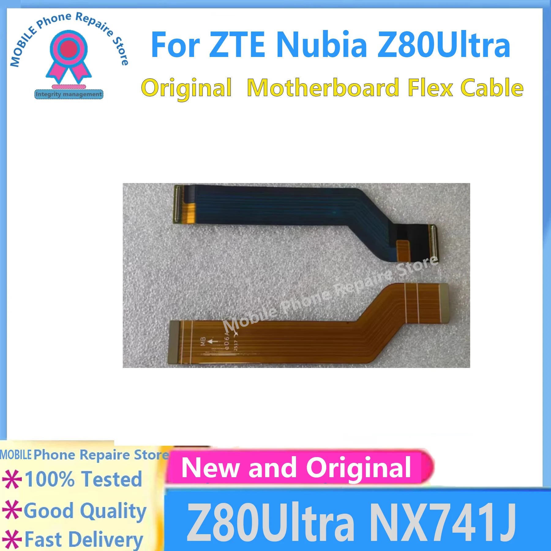 

For ZTE Nubia Z80 Ultra NX741J LCD Panel Screen Displays Flex Cable Connector For Nubia Z80 Ultra 8 LCD Flexibl Cable
