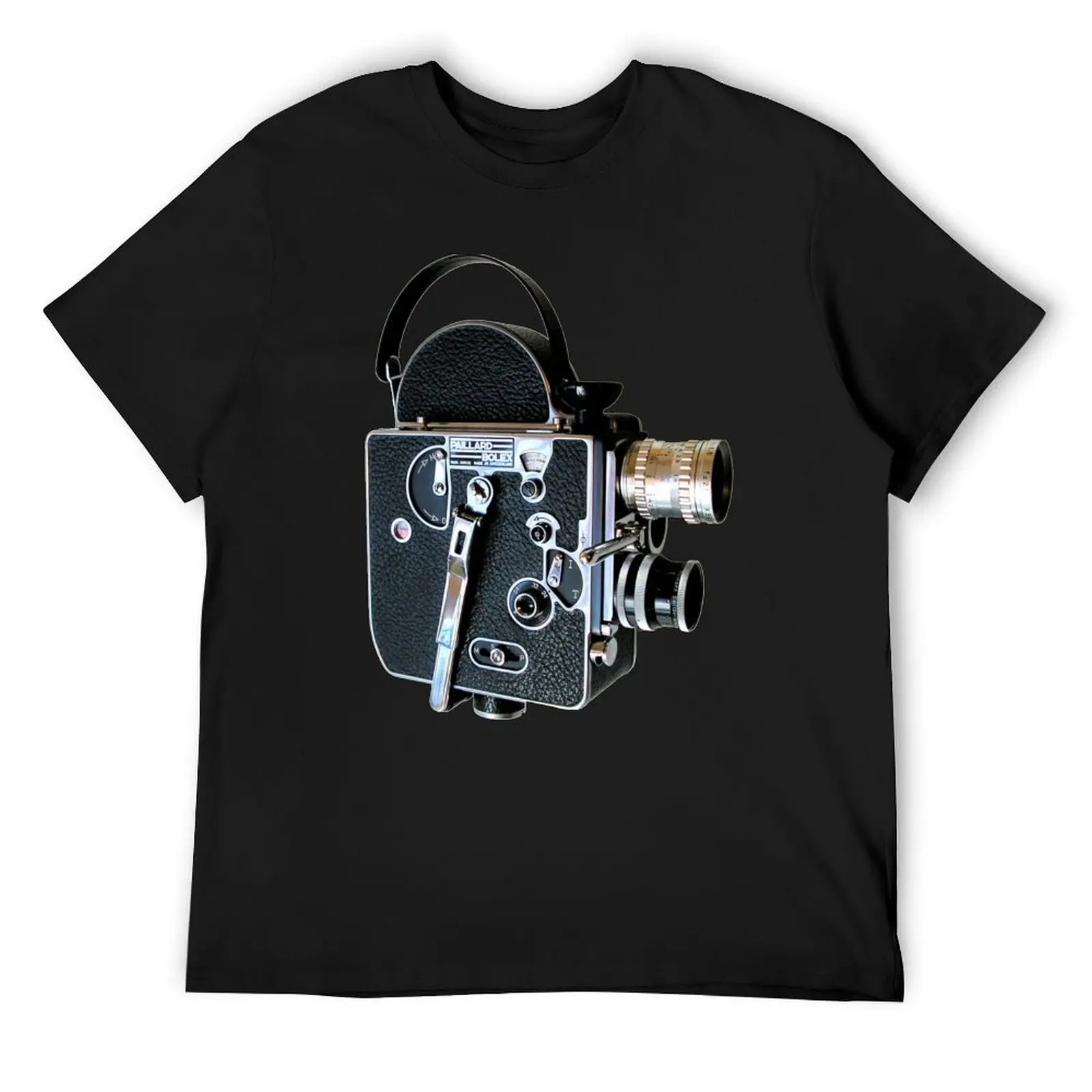 Vintage Bolex 16mm Film Camera T-Shirt korean fashion anime t shirts quick drying vintage t shirts Men's t shirts